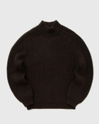 Edwin Roni High Collar Sweater Brown Pullovers