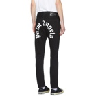 Palm Angels Black Logo Jeans