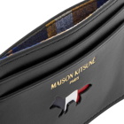 Maison Kitsuné Tricolor Leather Card Holder