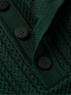 Jacquemus - Belo Cable-Knit Polo Shirt - Green