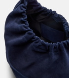 Aesther Ekme Demi Lune Cloud suede shoulder bag