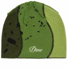 Dime Men's Reverse Stitch Skully Beanie in Green 