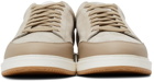 Brunello Cucinelli Taupe Suede Icaro Sneakers