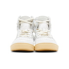 Rhude White and Grey Rhecess Hi Sneakers