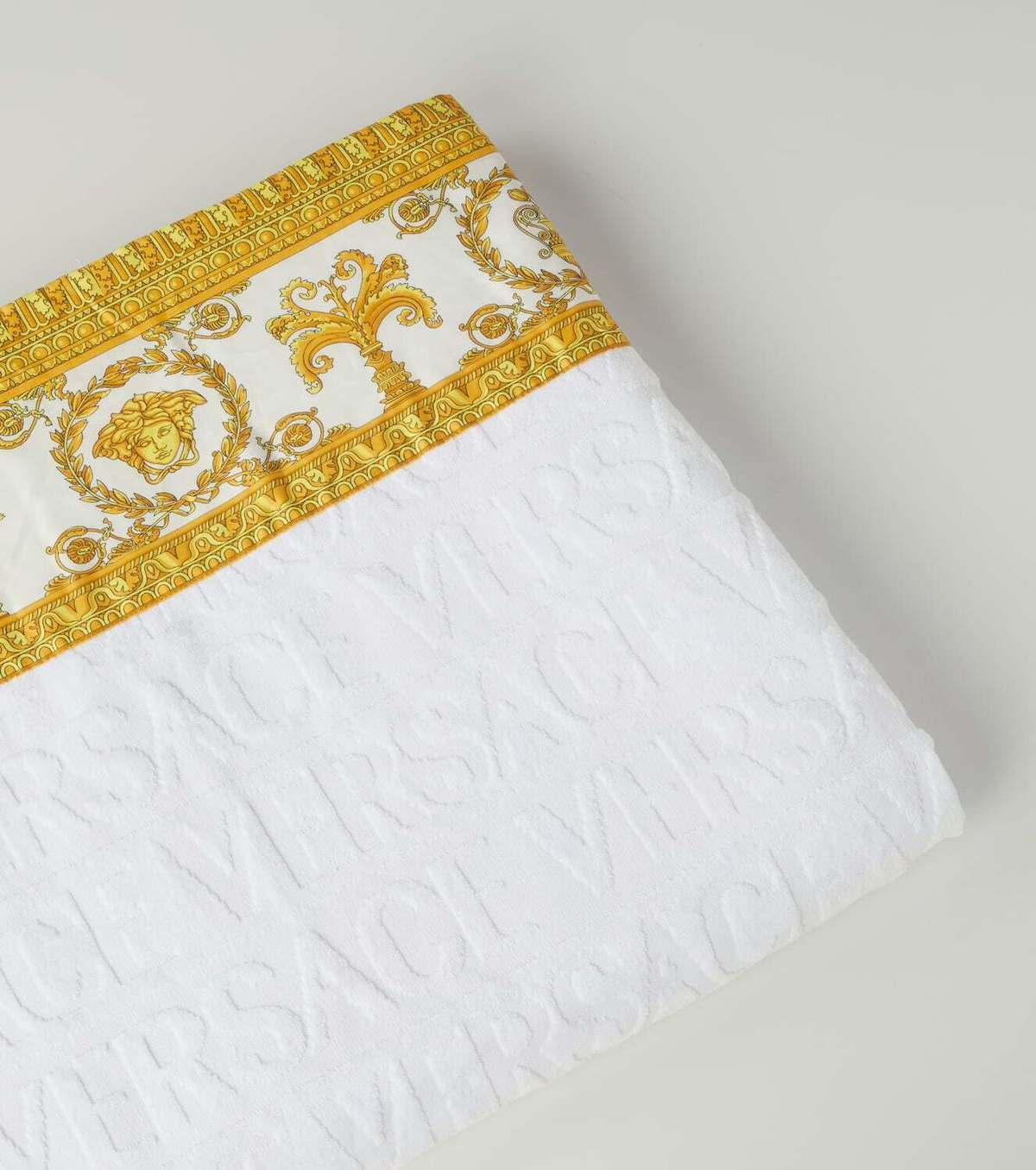 Versace Home I Love Baroque terry beach towel