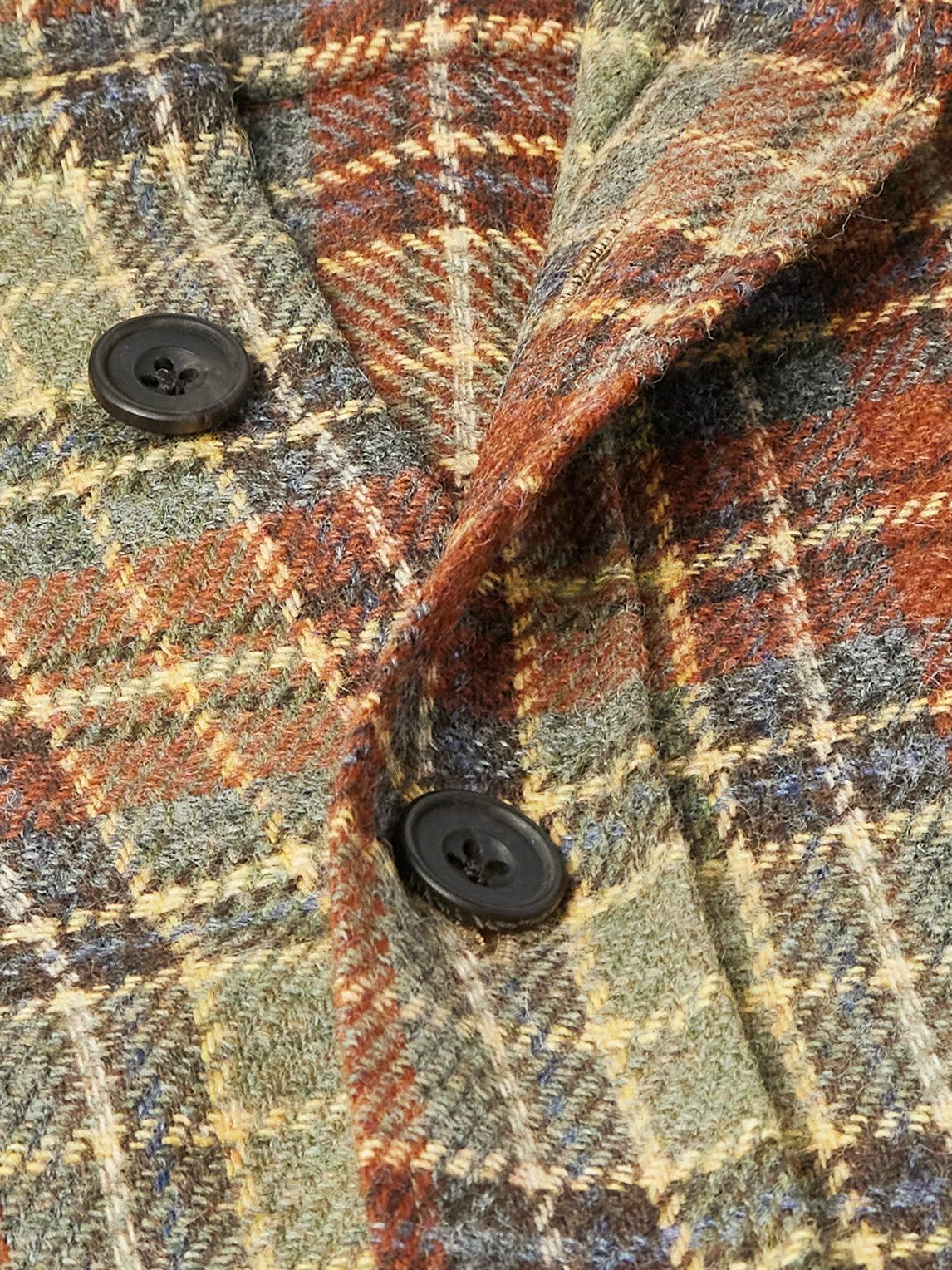 Rubinacci - Checked Wool Shirt - Green