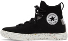 Converse Black Crater Knit Renew Chuck Taylor All Star High Sneakers