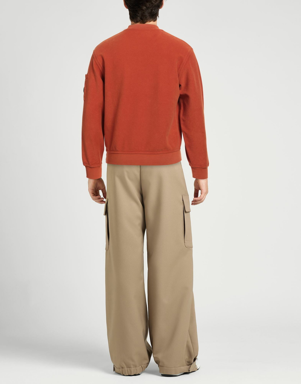 C. p. Company Mens Sweatshirt Rust