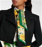 Dolce&Gabbana Floral silk scarf