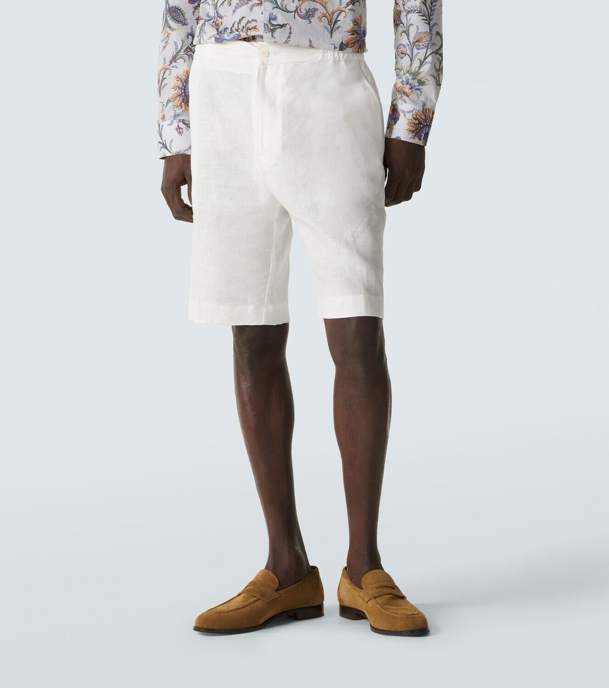 Etro Linen Bermuda shorts