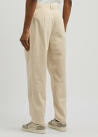 Wax London Raleigh Tapered-leg Stretch-cotton Chinos Cream