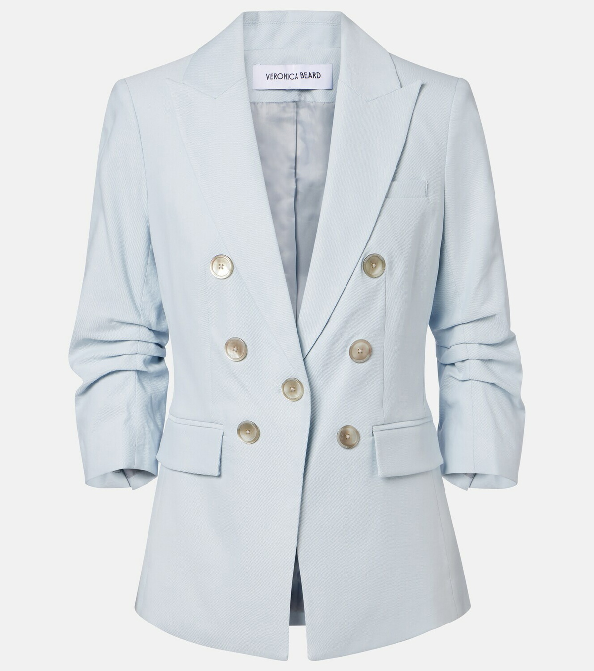 Veronica Beard Tomi Dickey twill single-breasted blazer