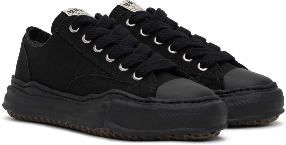 Maison MIHARA YASUHIRO Black Peterson OG Sole Canvas Low-Top