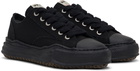 Maison MIHARA YASUHIRO Black Peterson OG Sole Canvas Low-Top Sneakers
