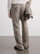 James Perse - Straight-Leg Linen Suit Trousers - Neutrals