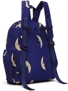 Bobo Choses Kids Blue 'Beneath The Moon' All Over Backpack