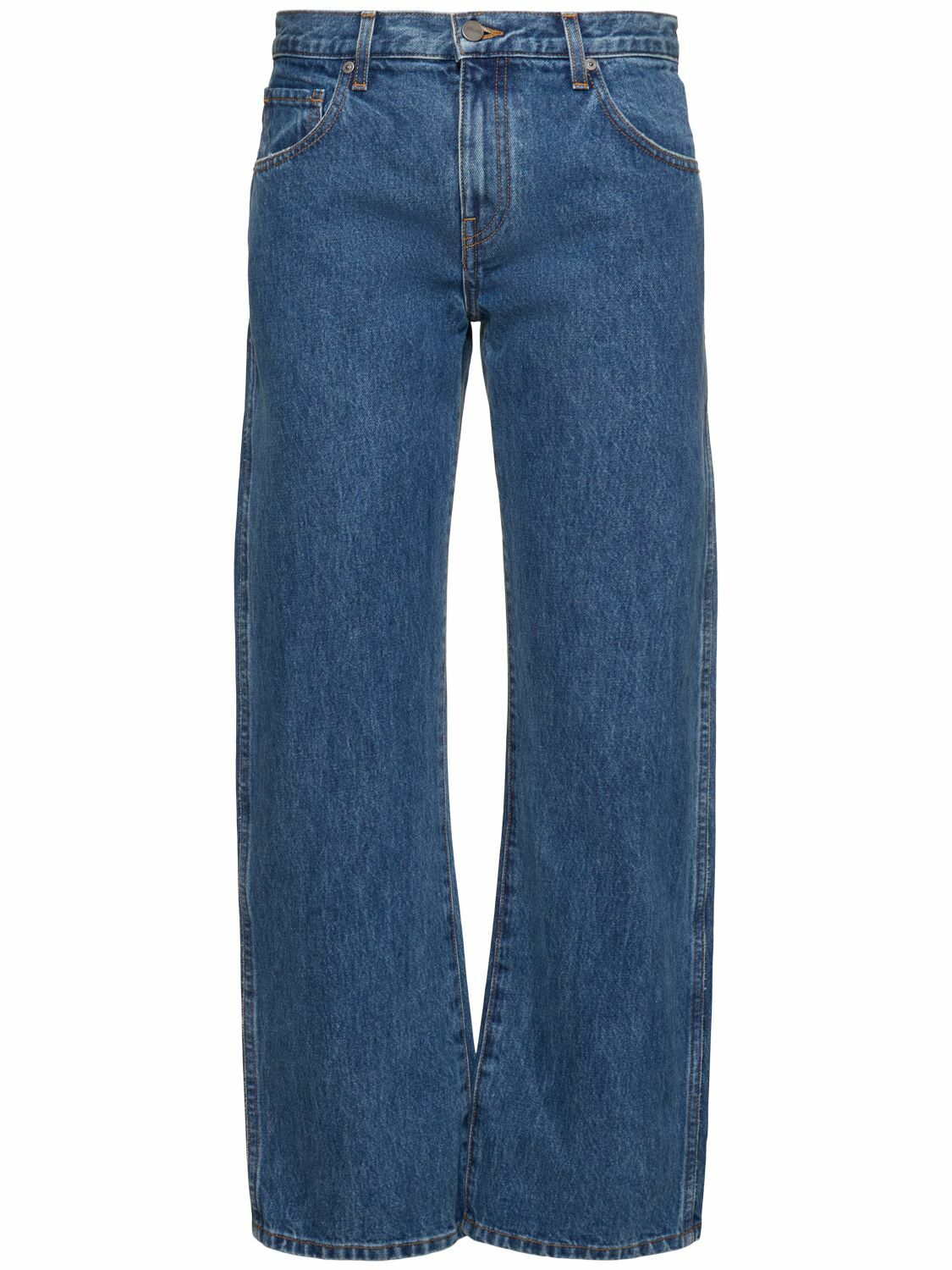 【Khaite】Kerrie ミッドライズ ストレートジーンズ KHAITE The Kerrie mid-rise Jeans | Blue | FARFETCH