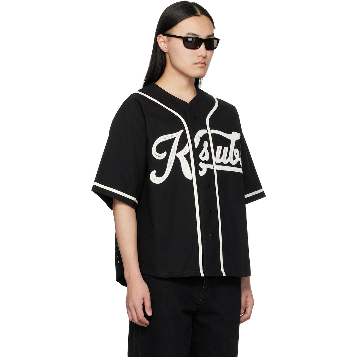 Ksubi Black Outfield S/S Jersey Shirt
