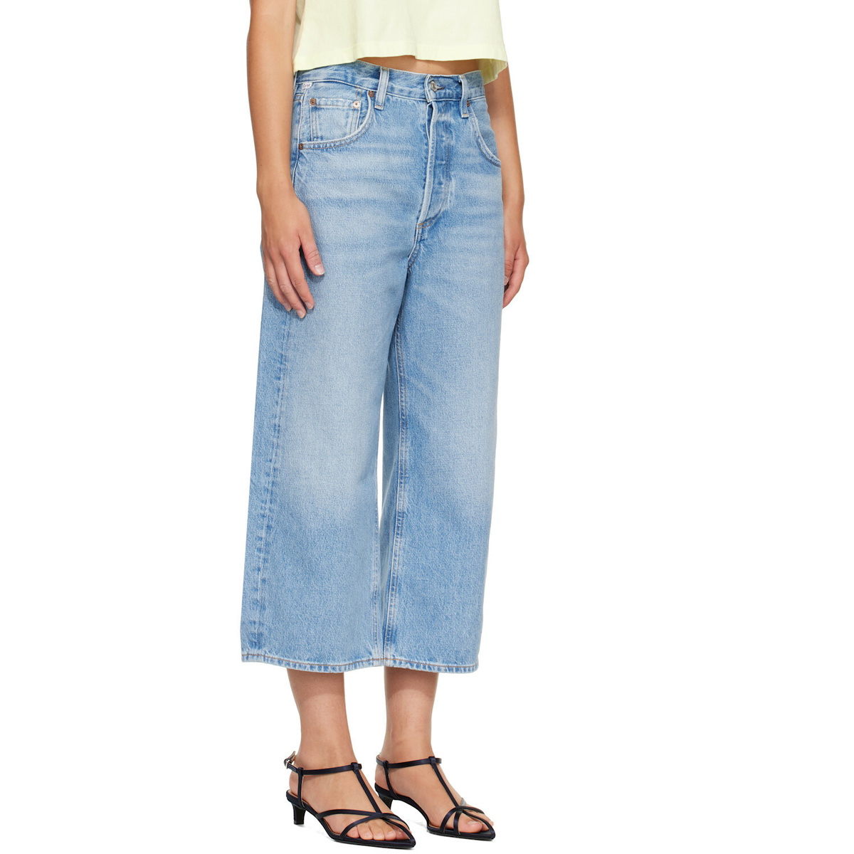 Citizens of Humanity Blue Vintage Culotte Jeans