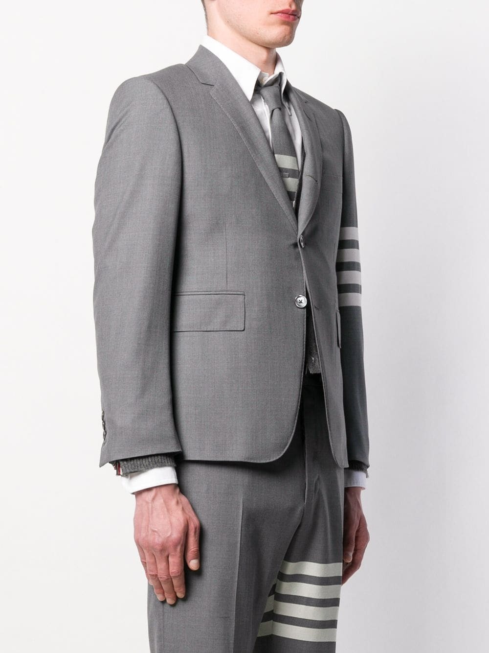 ジャケット Thom Browne 4Bar Single-Breasted Wool Jacket THOM BROWNE | Single Breasted 4 Bar Wool Blazer | Women