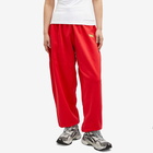 Vetements Women's Embroidered Logo Sweatpants in Red