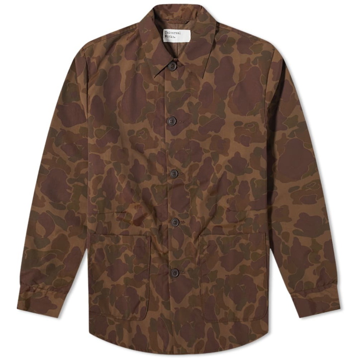 Photo: Universal Works Travail Camo Shirt Jacket