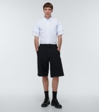 Comme des Garçons Homme Deux Striped cotton twill shirt