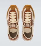 Dolce&Gabbana DG Cushion suede-trimmed sneakers