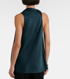 Vince Scarf-detail satin top