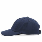 Norse Projects Men's Light Canvas Felt N 8 Panel Cap in Dark Navy 
