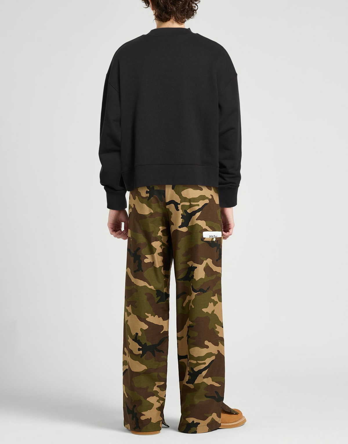 Palm Angels Mens Sweatshirt in Black