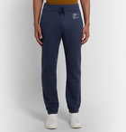 Entireworld - Organic Fleece-Back Cotton-Jersey Sweatpants - Blue