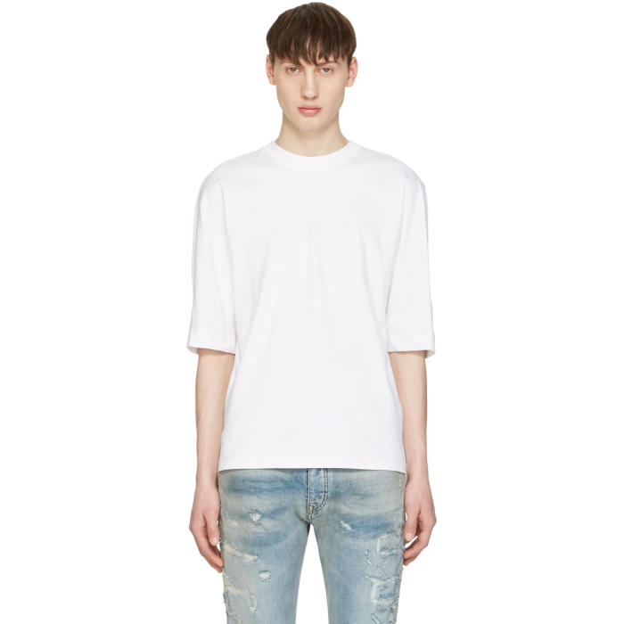 Photo: Diesel Black Gold White Poplin Back T-Shirt