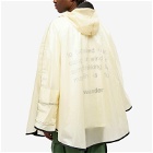And Wander Men's Sil Poncho in Off White