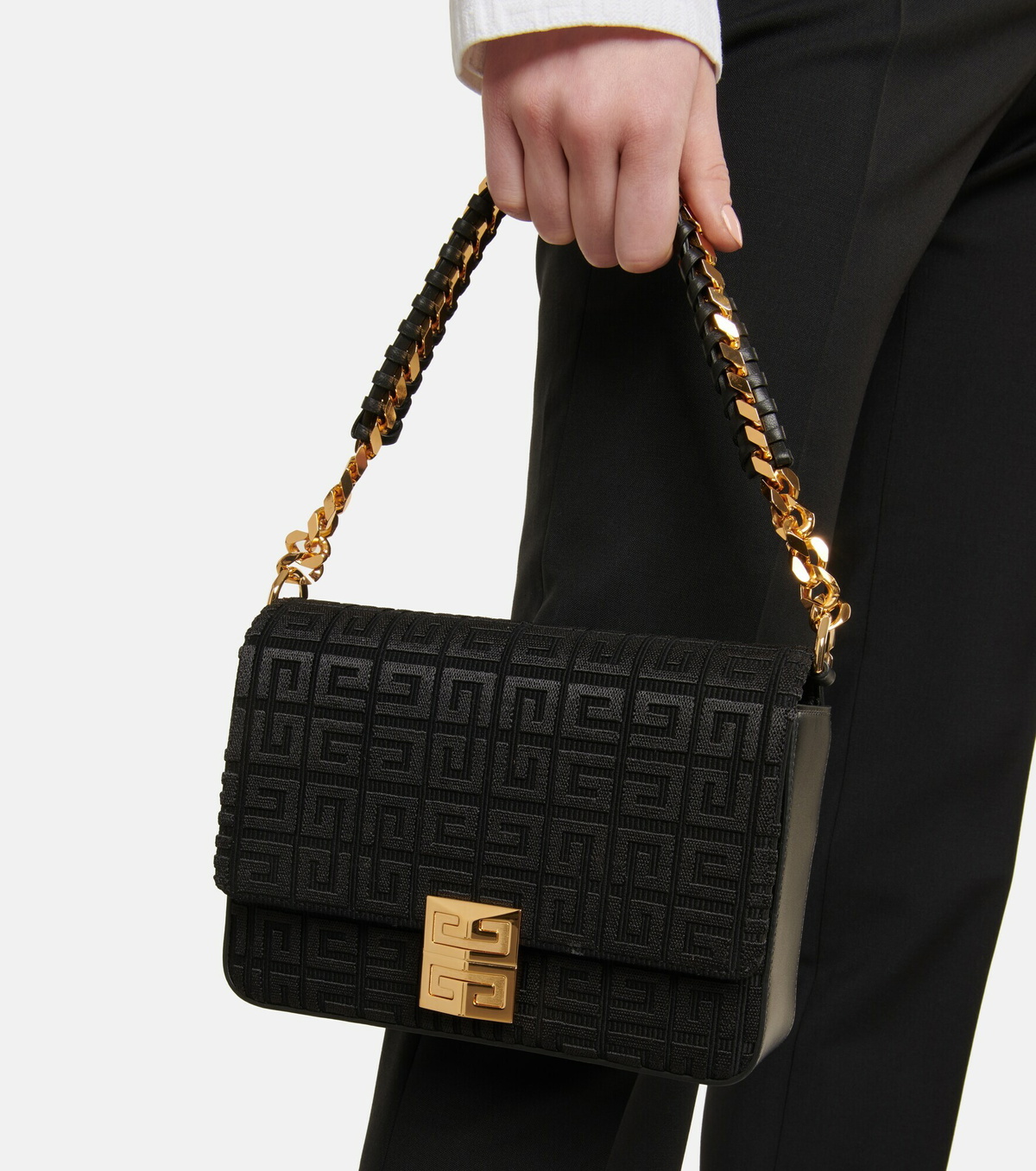 Givenchy - 4G Medium canvas shoulder bag Givenchy