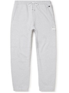 Champion - Tapered Cotton-Blend Jersey Sweatpants - Gray