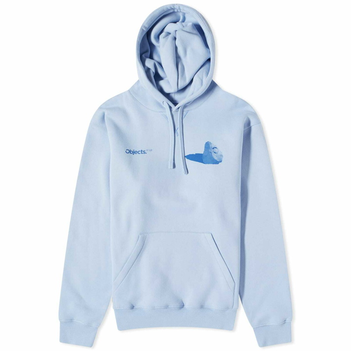 Photo: Objects IV Life Boulder Print Hoodie in Pop Blue