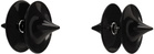 HUGO KREIT Black Toupie Piercing Earrings