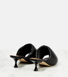Loewe - Anagram padded leather mules