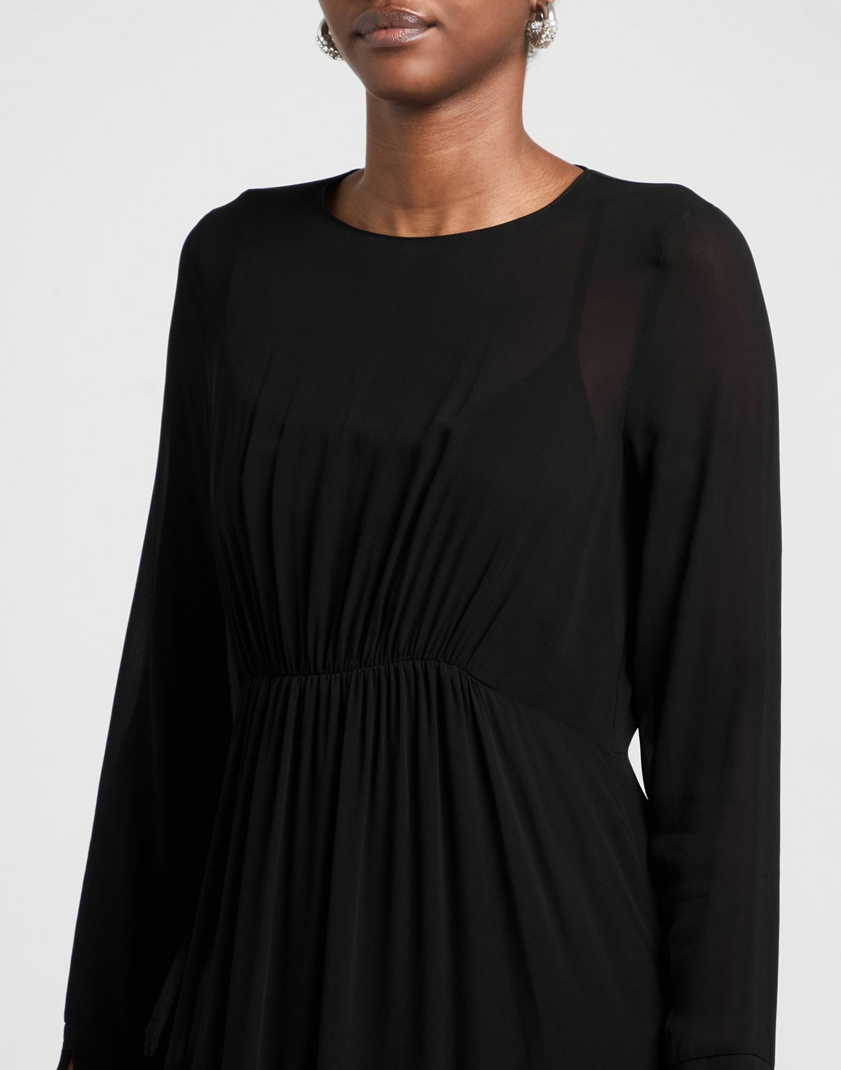Manila Grace Womens Maxi dress in Black