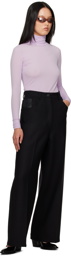 SHANG XIA SSENSE Exclusive Black Trousers