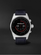 MONTBLANC - Summit Lite 43mm Aluminium and Nylon Smart Watch, Ref. No. 128411
