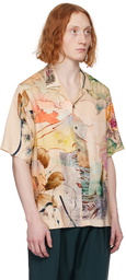 Paul Smith Tan Printed Shirt