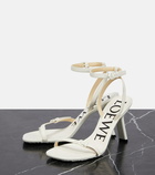 Loewe Petal 90 leather sandals