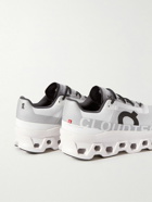 ON - Cloudmonster Rubber-Trimmed Mesh Running Sneakers - White