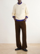 Aimé Leon Dore - Logo-Embroidered Cotton Sweater - White