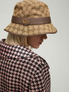 GUCCI - Gg Cotton Blend Canvas Bucket Hat
