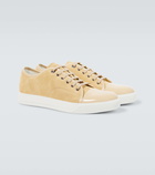 Lanvin DBB1 suede and patent leather sneakers