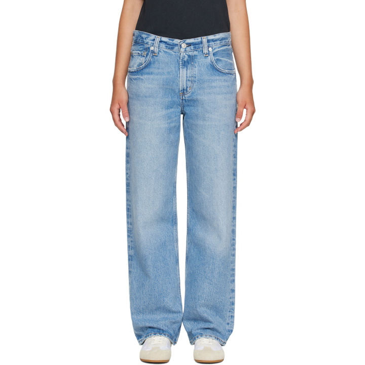 Photo: Citizens of Humanity Blue Lindz Easy Straight Jeans