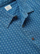 Faherty - Playa Printed Organic Cotton-Twill Shirt - Blue